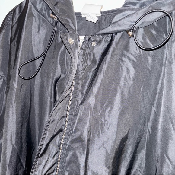 a new day Black Hooded Peplum Active Lightweight Packable Jacket XL - Picture 6 of 8